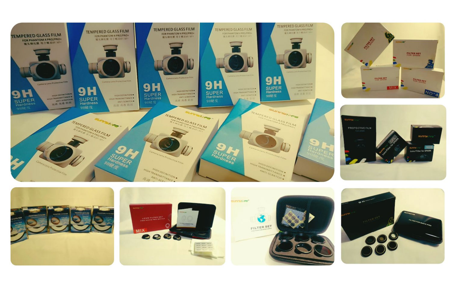 انواع فیلترهای لنز پهپاد و کاربرد آنها